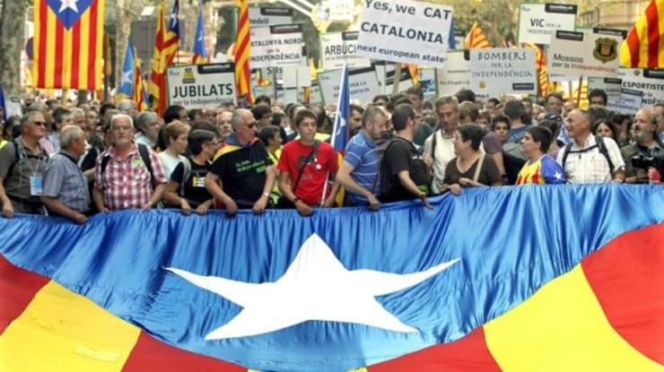 Manifestación independentista do pasado 11 de setembro en Catalunya