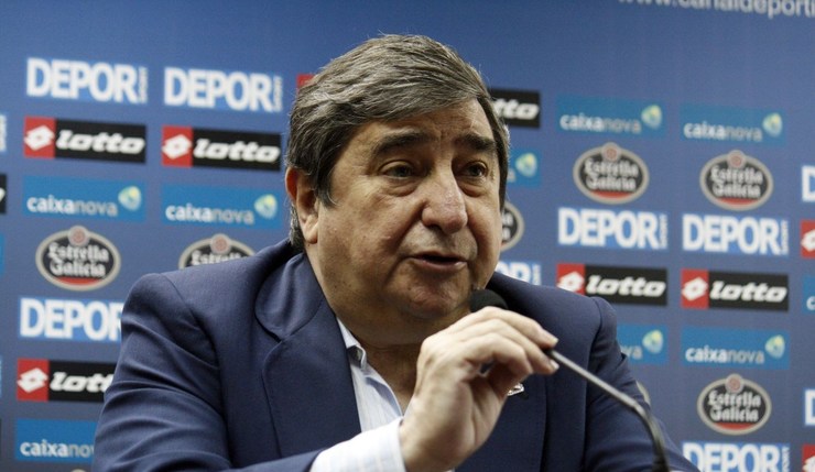 Augusto César Lendoiro, presidente do Deportivo da Coruña entre 1988 e 2014 / Arquivo