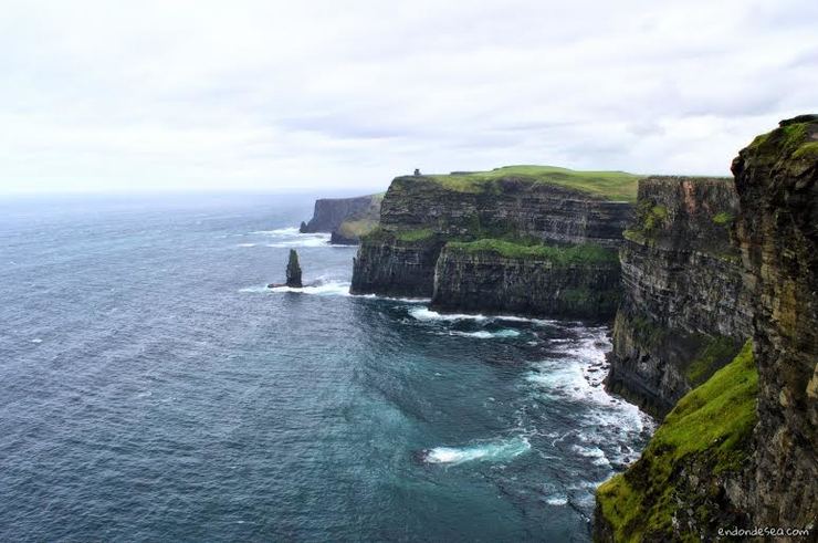 Moher Cliffs, no oeste de Irlanda  