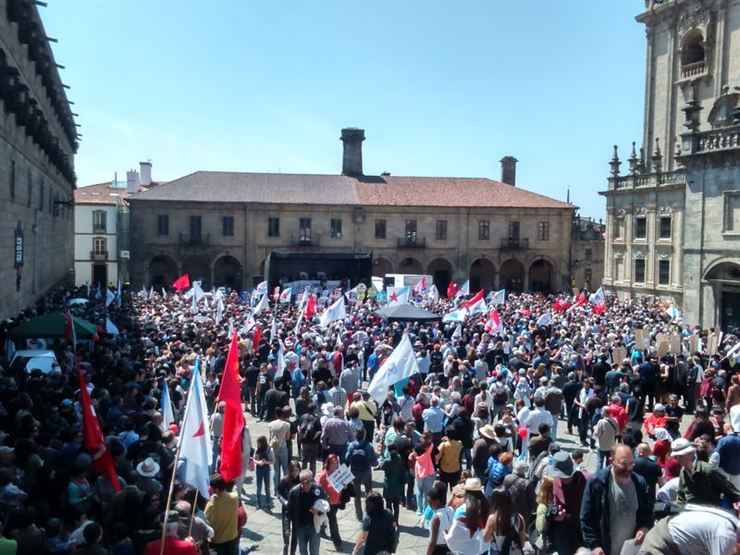Manifestación de Queremos Galego o 17 de maio en Compostela 