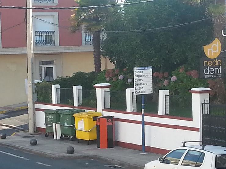 Colectores de reciclaxe en Neda/galiciaartabradixital.com