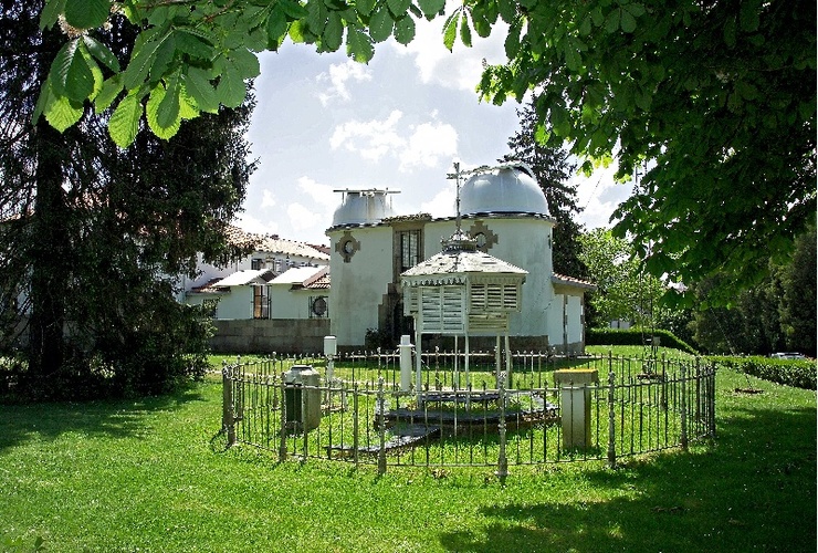 Estación Meteorolóxica do Observatorio Astronómico Ramón María Aller, no Campus Vida da Universidade de Santiago 