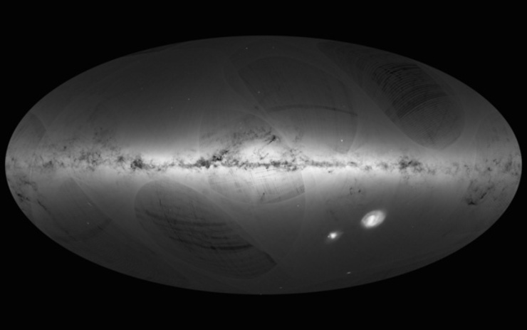 Mapa da Ví­a Láctea obtido coa misión espacial Gaia 