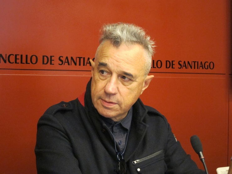O director F.J. Ossang, en Santiago 