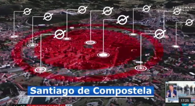 Santiago ateigado de centros okupas segundo un vídeo do programa de Ana Rosa en Telecinco
