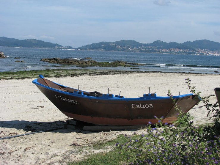 Praia da Calzoa, en Vigo, que o concello pretende convertir en areal para cans / mapio.net Praia da Calzoa / Mapio.net
