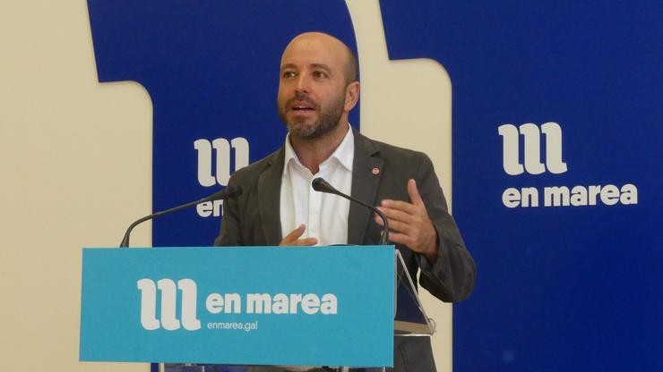 O portavoz de En Marea, Luís Villares, en rolda de prensa. EN MAREA - Archivo / Europa Press