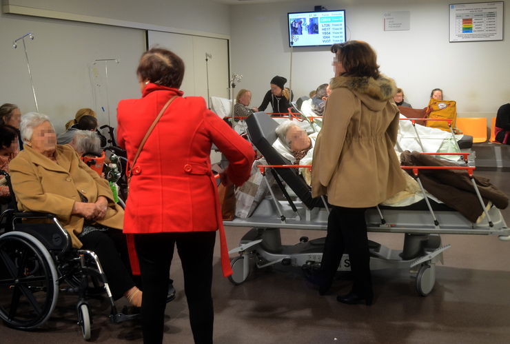 Sala de espera de Urxencias do Hospital Álvaro Cunqueiro de Vigo / Miguel Núñez - Arquivo