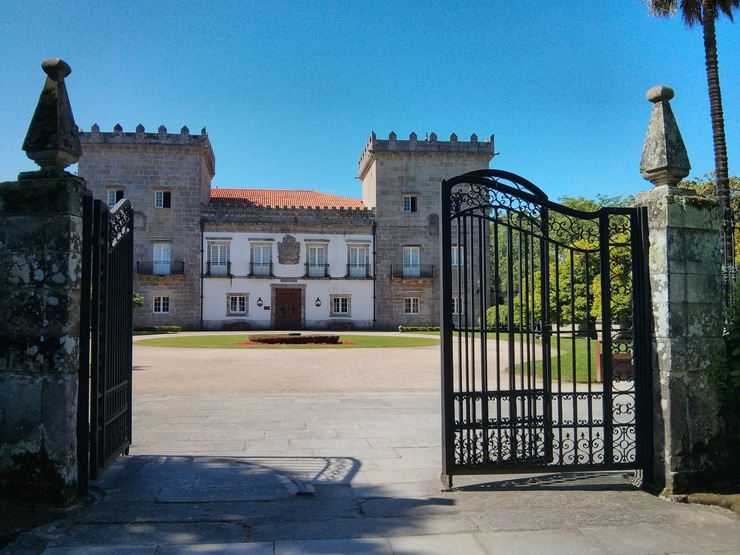 O pazo Quiñones de León, en Vigo. 