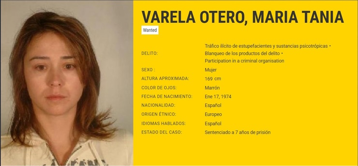 A narcotraficante Tania Varela 