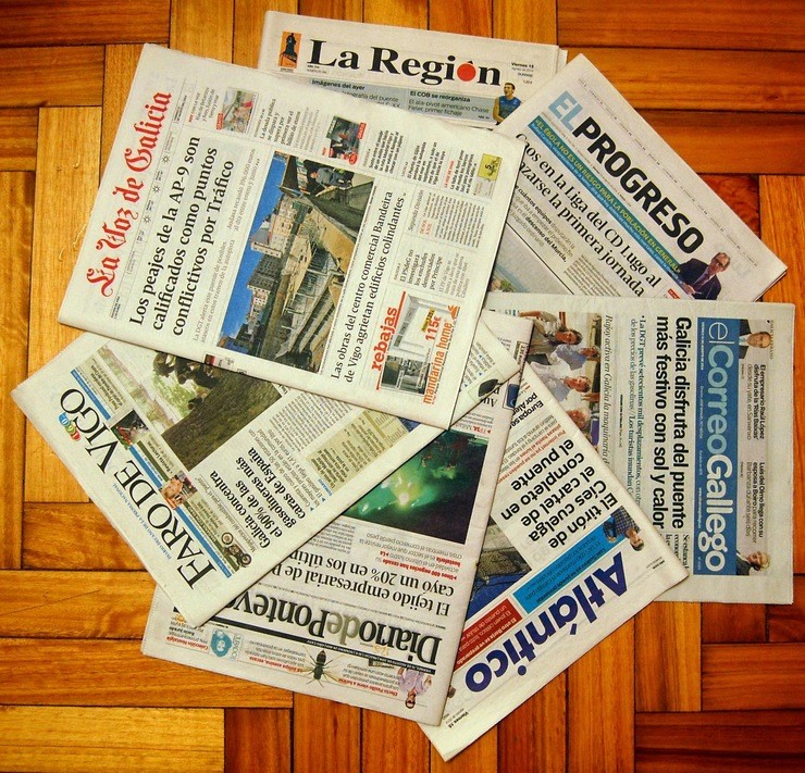 Cabeceiras de xornais galegos