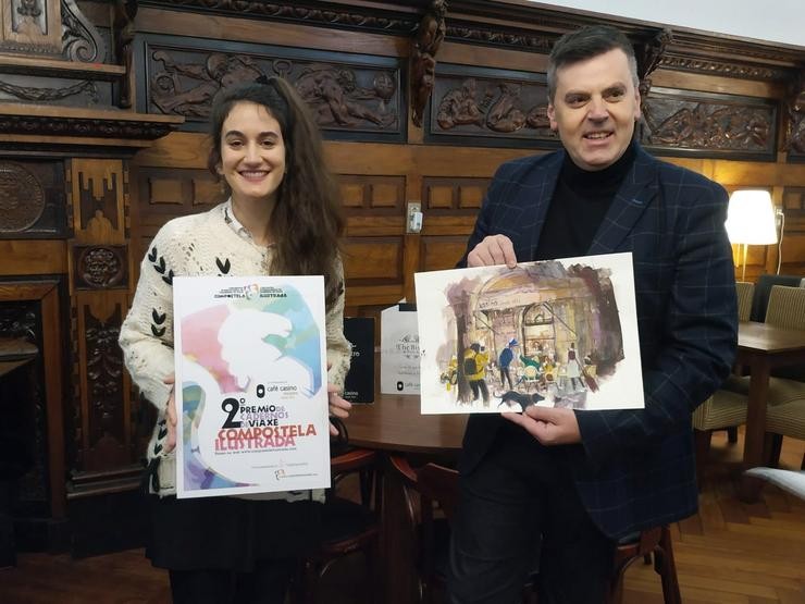 A ilustradora ourensá Manuela Elizabeth Rodríguez gaña o premio Compostela Ilustrada 