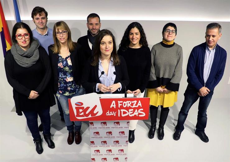 Candidatura de Esquerda Unida (EU) ás eleccións galegas, encabezada por Eva Solla 