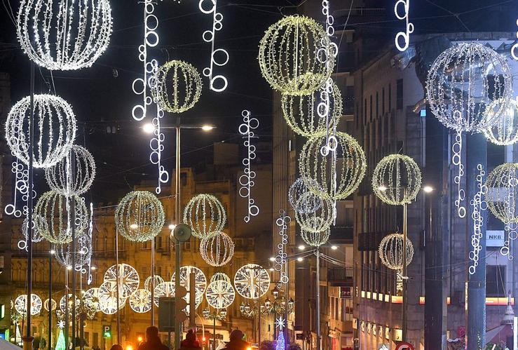 Luces de Nadal en Vigo 
