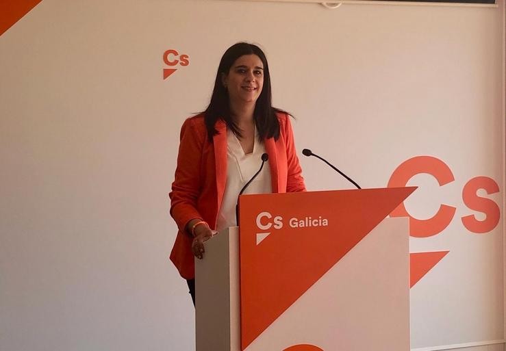 A portavoz de Ciudadanos en Galicia, Olga Louzao 