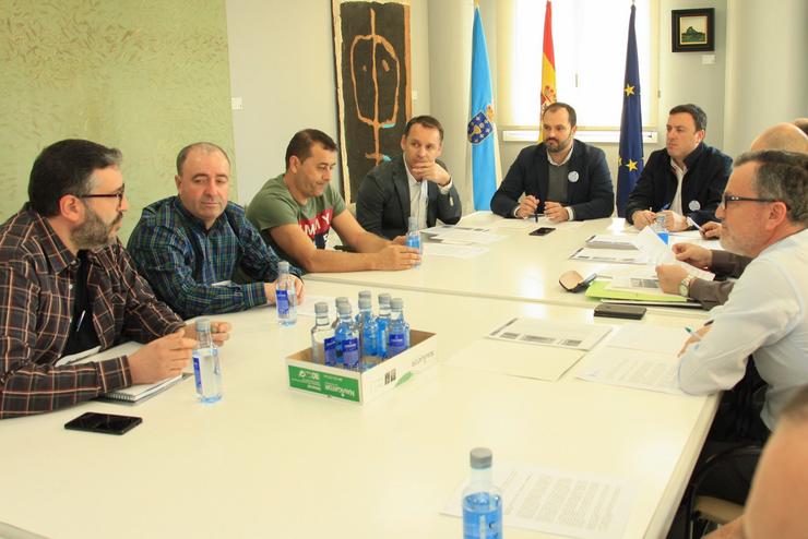 Reunión do comité de Poligal e representantes da Deputación. DEPUTACIÓN DA CORUÑA / Europa Press