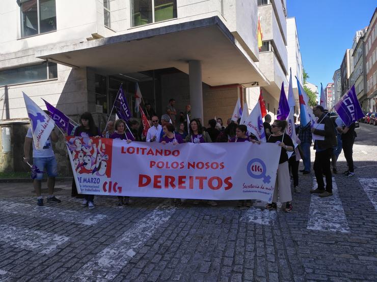 Celebrado un xuízo contra a alcaldesa de Mugardos (A Coruña) por suposta vulneración do dereito á folga 