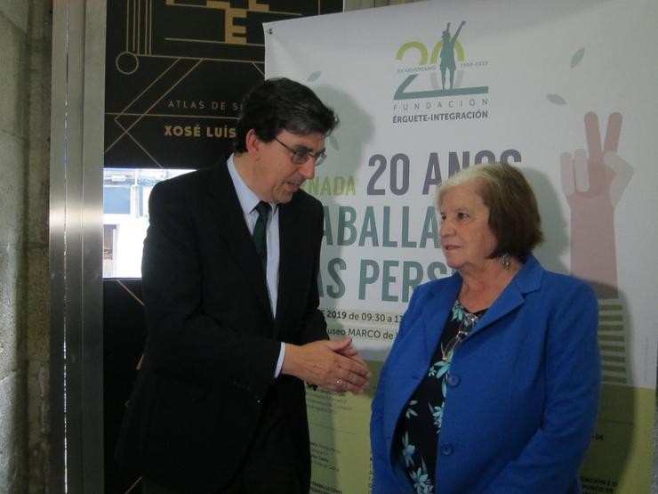 Carmen Avendaño avoga por "camiñar xuntos" no XX Aniversario da Fundación Érguete-Integración / Europa Press