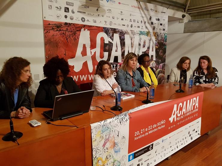 Activistas convidadas á rede  'Acampa'. MASSTRES 