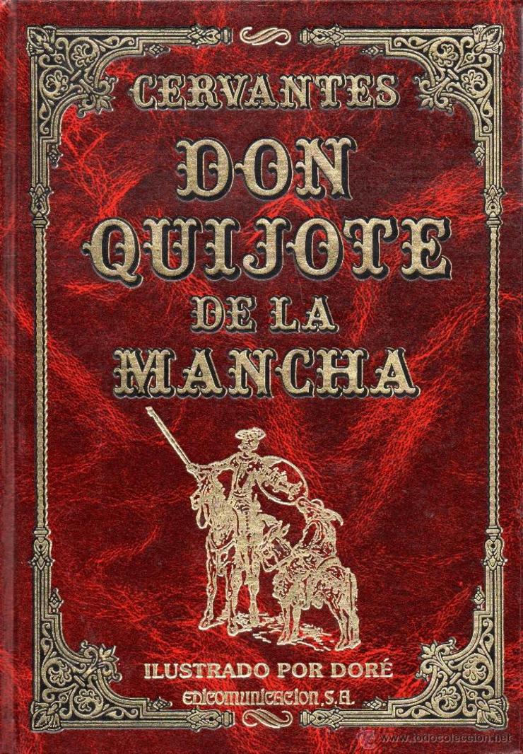 O libro Don Quijote de la Mancha 