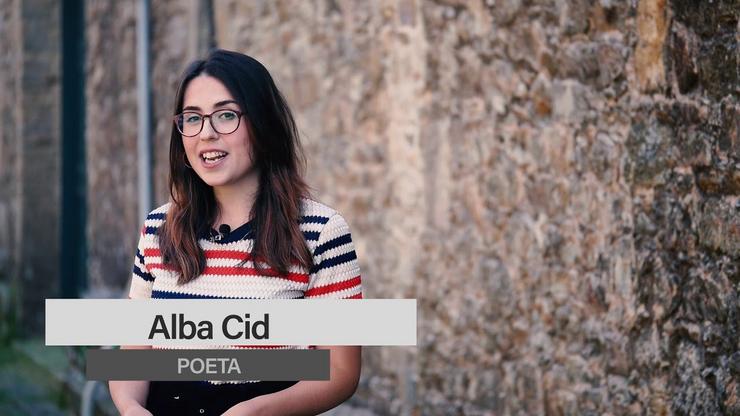 A poeta Alba Cid 