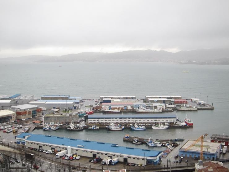 Frota amarrada en Vigo polo temporal. EUROPA PRESS - Arquivo 
