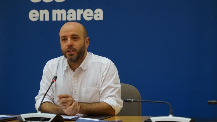O portavoz de En Marea, Luís Villares 