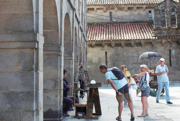 Turistas en Santiago de Compostela / Elisa Piñón - Europa Press - Arquivo