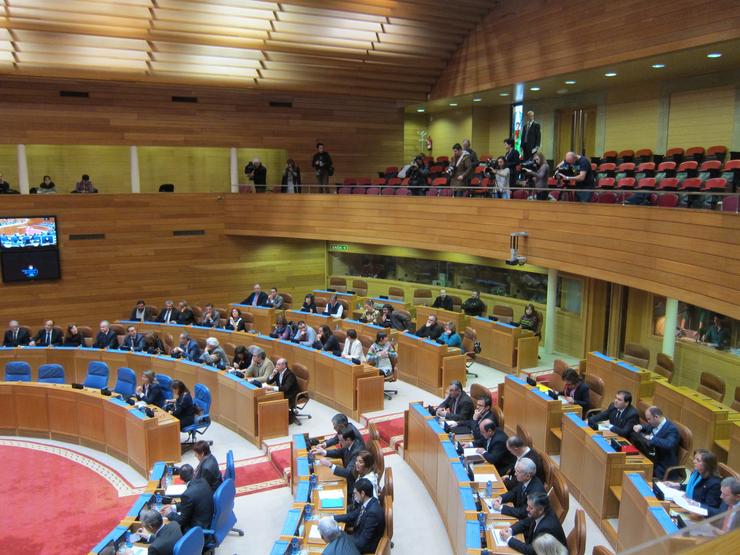 Hemiciclo galego, Parlamento de Galicia. EUROPA PRESS - Arquivo