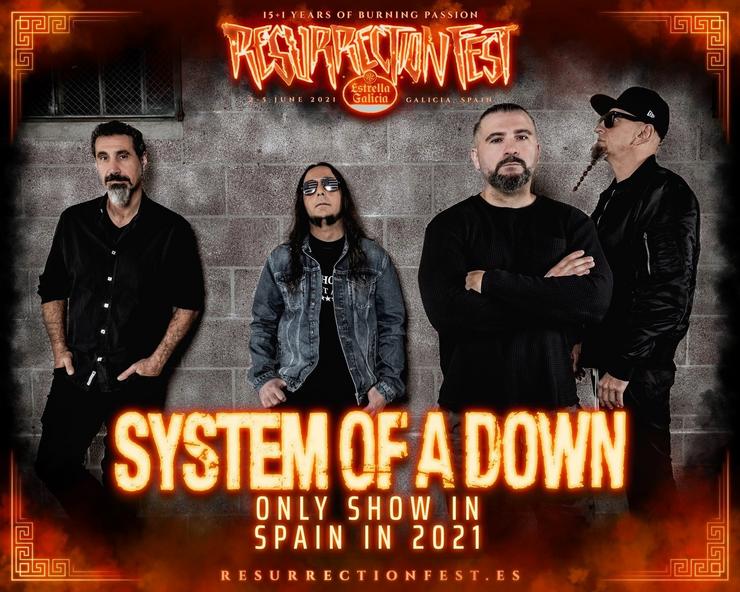 System of a down. RESURRECTION FEST / Europa Press
