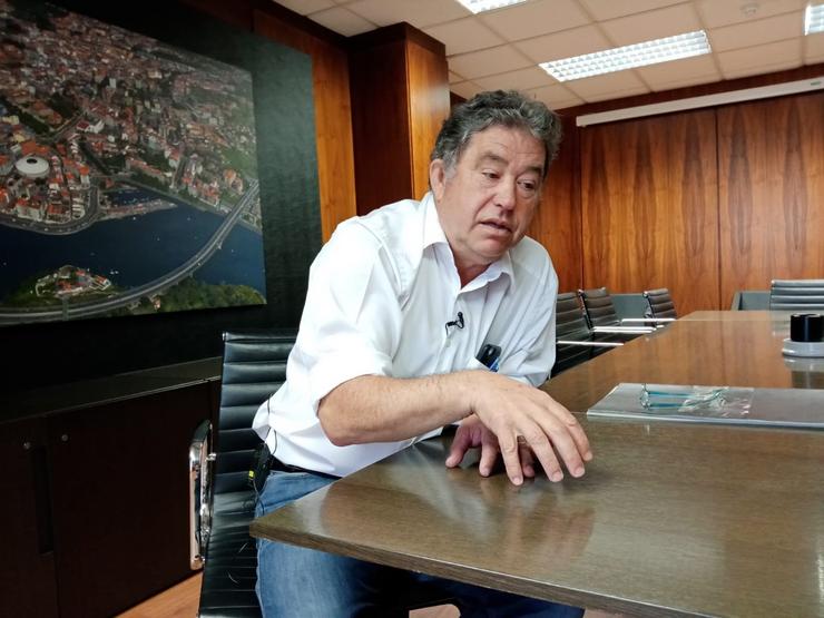 O alcalde de Pontevedra, Miguel Anxo Fernández Lores, nunha entrevista en Europa Press. EUROPA PRESS - Arquivo / Europa Press