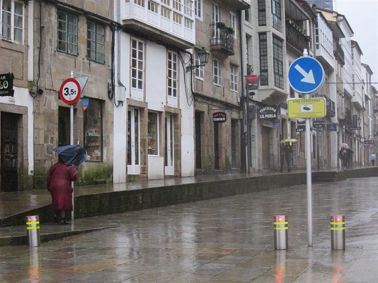 Intensas chuvias en Galicia 