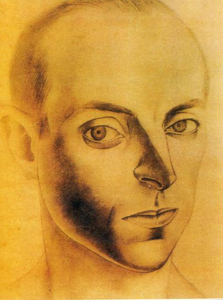 Francisco Miguel, nun autorretrato realizado por el mesmo