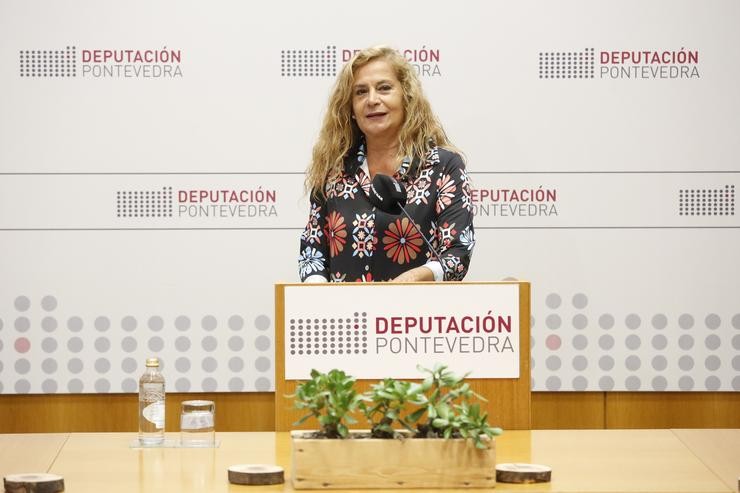 A presidenta da Deputación de Pontevedra, Carmela Silva.. DEPUTACIÓN DE PONTEVEDRA