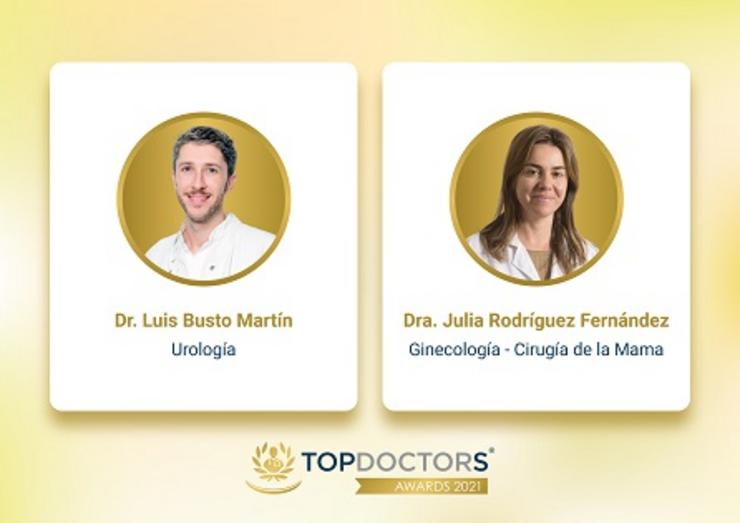 Dous médicos da Coruña entre os 50 médicos e especialistas máis valorados de 2021 en España polos propios doutores nos premios Top Doctors.. TOP DOCTORS / Europa Press