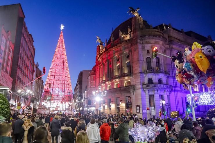 Luces do Nadal en Vigo.. Marta Vázquez Rodríguez - Europa Press / Europa Press