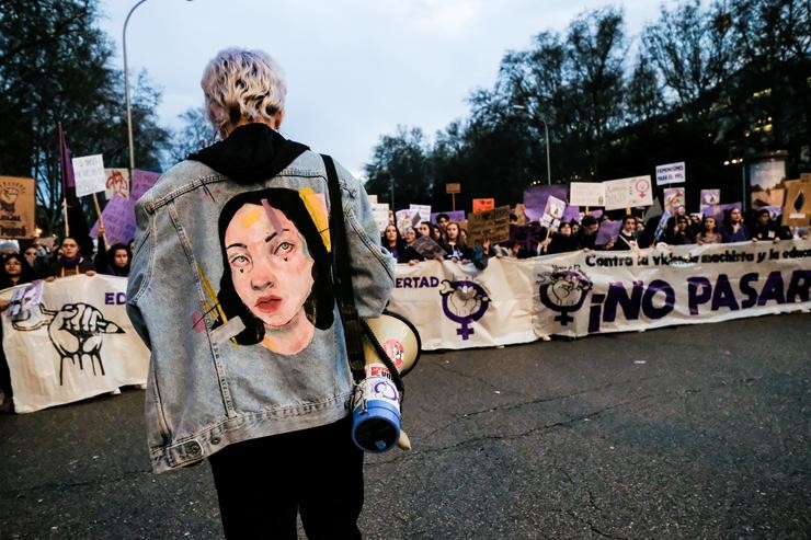 Manifestación do 8M (Día Internacional da Muller) de 2020. Jesús Hellín - Europa Press - Arquivo / Europa Press
