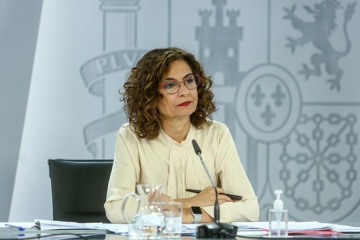 A ministra portavoz, María Jesús Montero / R.Rubio. POOL - Europa Press.