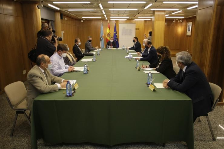 O secretario de Estado de Memoria Democrática, Fernando Martínez, preside unha reunión con Xunta, concellos de Sada e A Coruña e a Deputación coruñesa sobre o Pazo de Meirás 