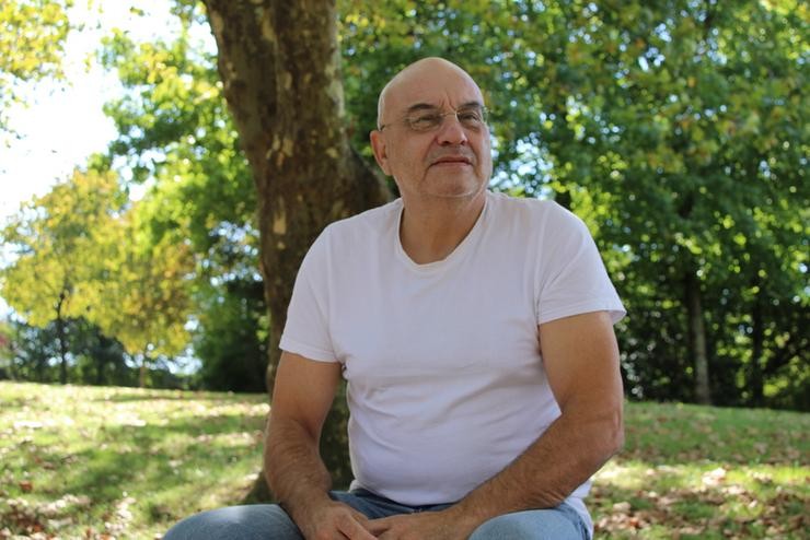 O profesor, escritor e fundador da Mesa Xosé Manuel Sarille