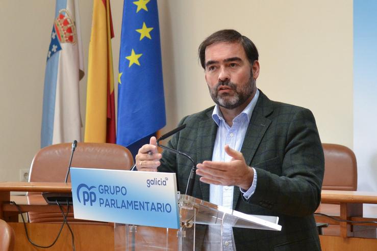 Alberto Pazos Couñago, deputado e viceportavoz do Grupo do PPdeG no Parlamento de Galicia. / PPdeG. / Europa Press