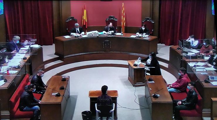 Arquivo - Segunda sesión do xuízo a 'a manda de Sabadell' por unha violación múltiple en 2019. Na Audiencia de Barcelona, o 7 de abril de 2021.. EUROPA PRESS - Arquivo 