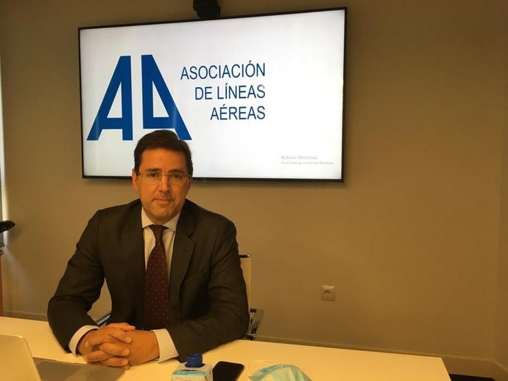 Arquivo - Javier Gándara, presidente da Asociación de Liñas Aéreas.. Á - Arquivo / Europa Press