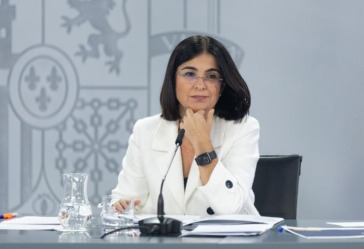 A ministra de Sanidade, Carolina Darias. (España).. Eduardo Parra - Europa Press