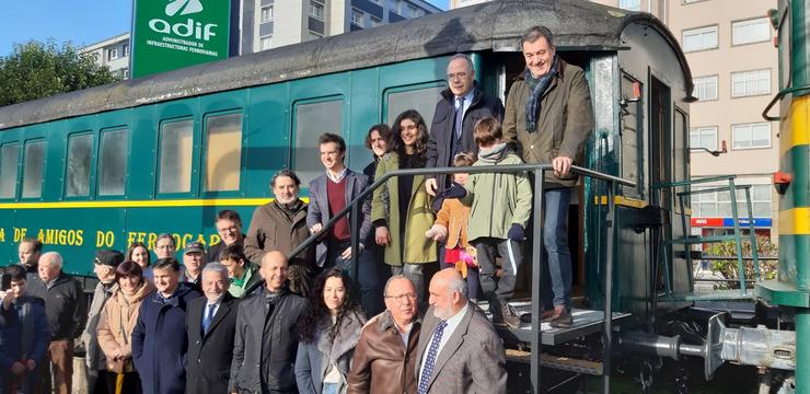 Inauguración da restauración da locomotora Verderón / Europa Press