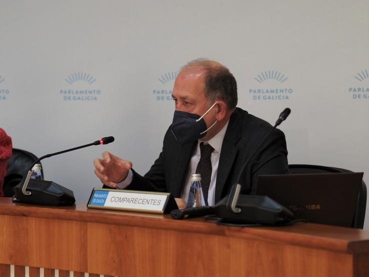 Xaquín Fernández Leiceaga na súa intervención na comisión de financiamento. PSDEG 
