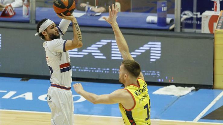 Imaxe do Obradoiro-Andorra da tempada pasada no Multiusos Fontes do Sar/ La Voz de Galicia