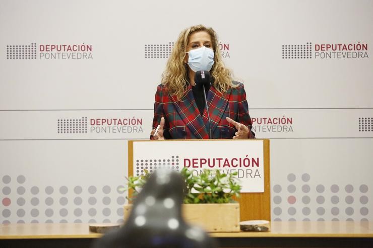 A presidenta da Deputación de Pontevedra, Carmela Silva. RAFA ESTEVEZ/DEPUTACIÓN DE PONTEVEDRA