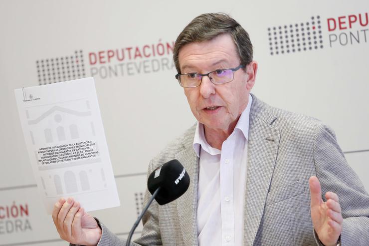 O deputado de Réxime Interior e Facenda da Deputación de Pontevedra, Carlos López Font 