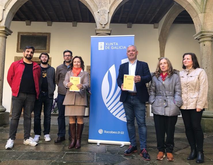Presentación do libro 'Galiza e(m) nós' non Pazo de San Roque (Santiago de Compostela).. SAMD 